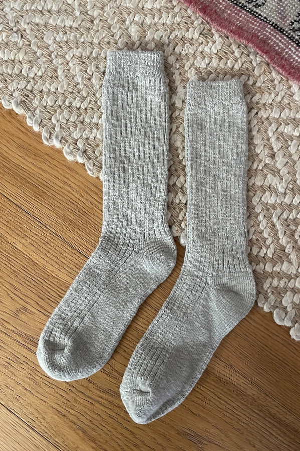 LE BON SHOPPE COTTAGE SOCKS - SMOKED SAGE