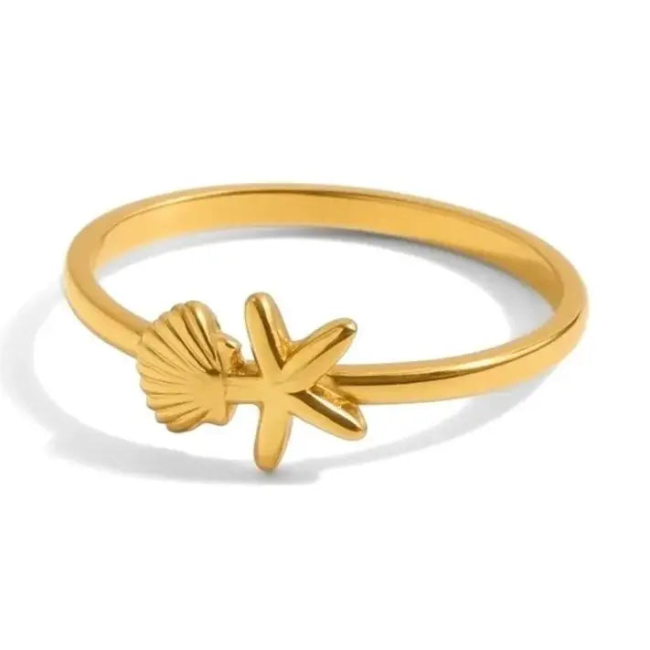 SUNNY SUNDAY COASTAL RING - GOLD