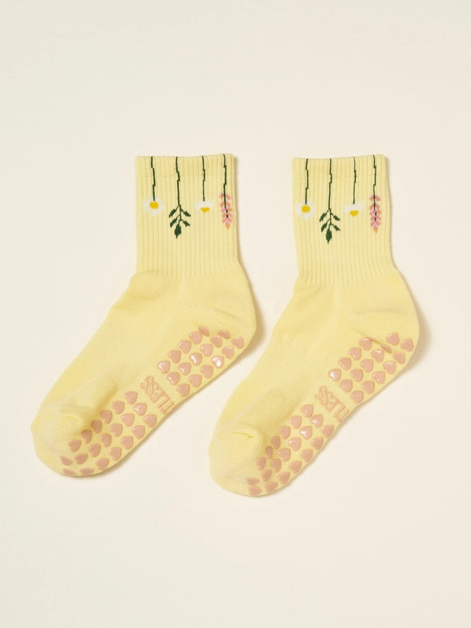 EFFORTLESS CLUB GRIP SOCKS - YELLOW