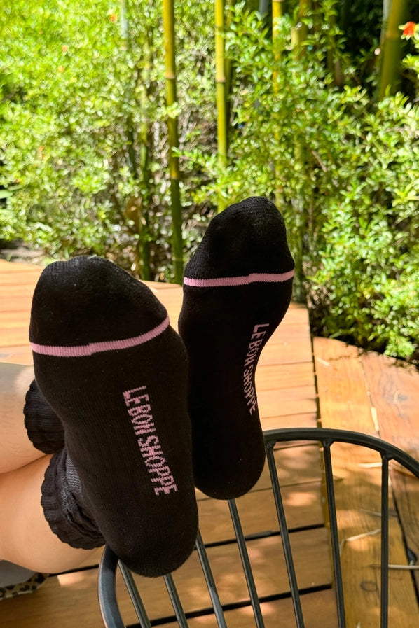 LE BON SHOPPE BALLET SOCKS - BLACK