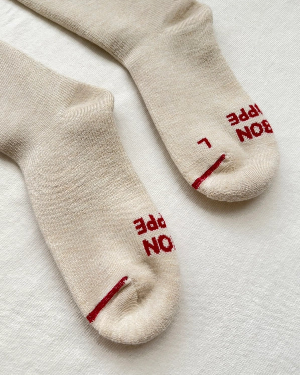 LE BON SHOPPE CAMPER SOCKS - OATMEAL