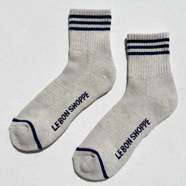 LE BON SHOPPE GIRLFRIEND SOCKS - SAILOR