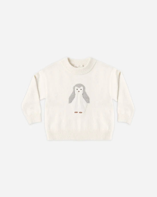 RYLEE + CRU REAGAN SWEATER - PENGUIN