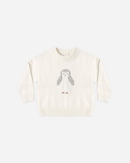 RYLEE + CRU REAGAN SWEATER - PENGUIN