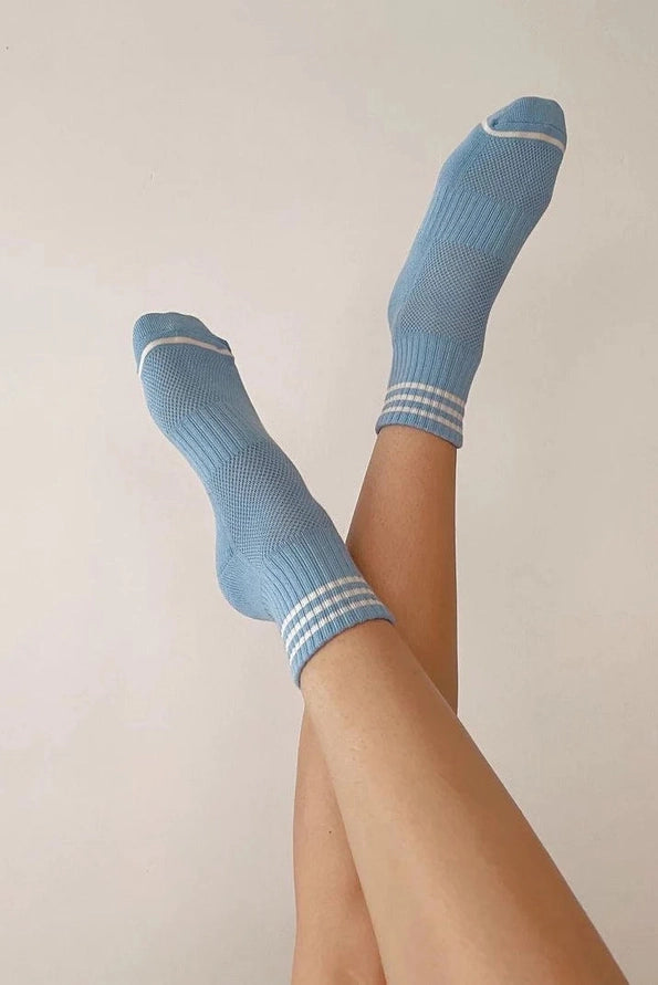 LE BON SHOPPE GIRLFRIEND SOCKS - PARISIAN BLUE