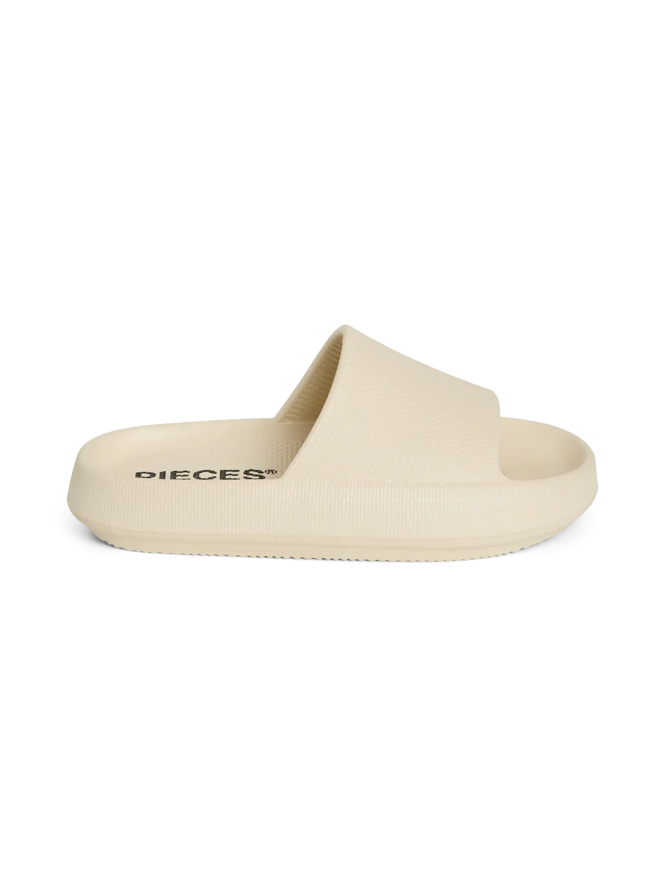 PIECES SHERY SLIDE - WHITECAP