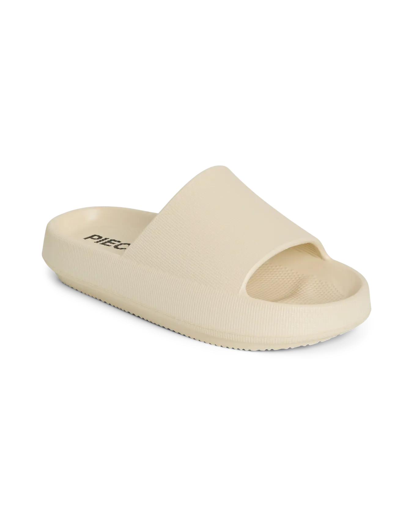 PIECES SHERY SLIDE - WHITECAP