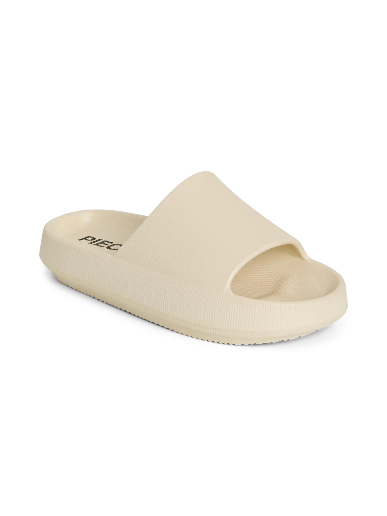 PIECES SHERY SLIDE - WHITECAP