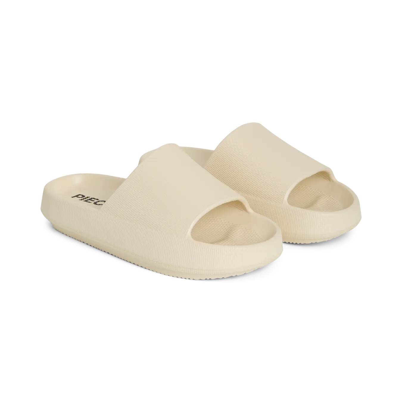 PIECES SHERY SLIDE - WHITECAP