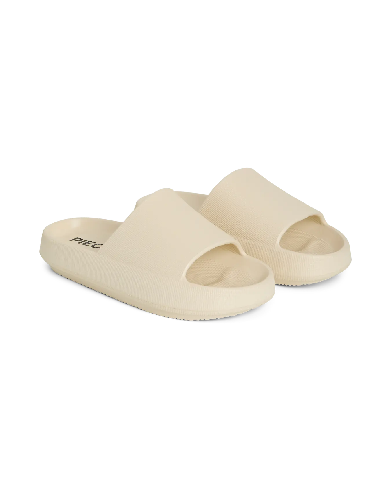 PIECES SHERY SLIDE - WHITECAP