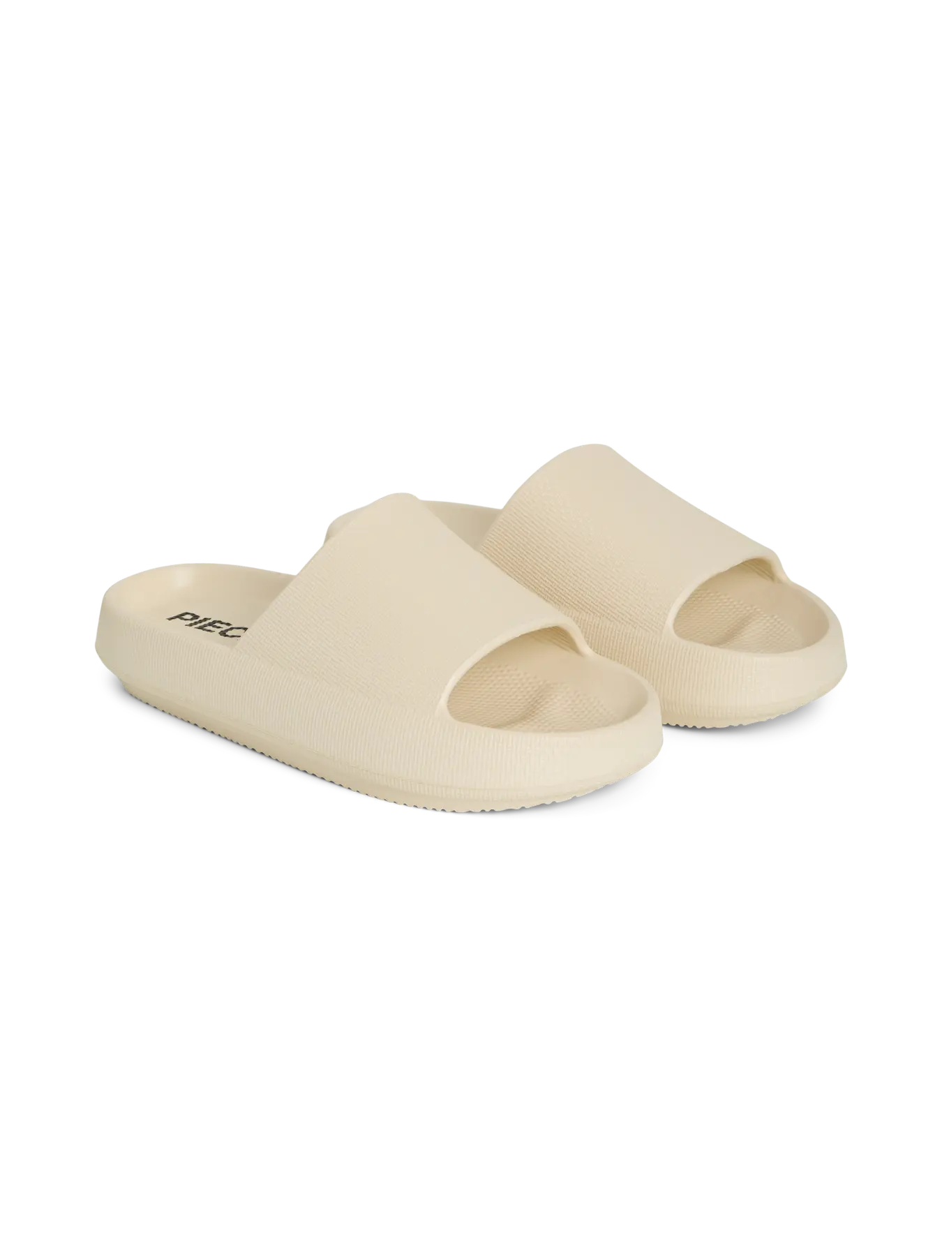 PIECES SHERY SLIDE - WHITECAP