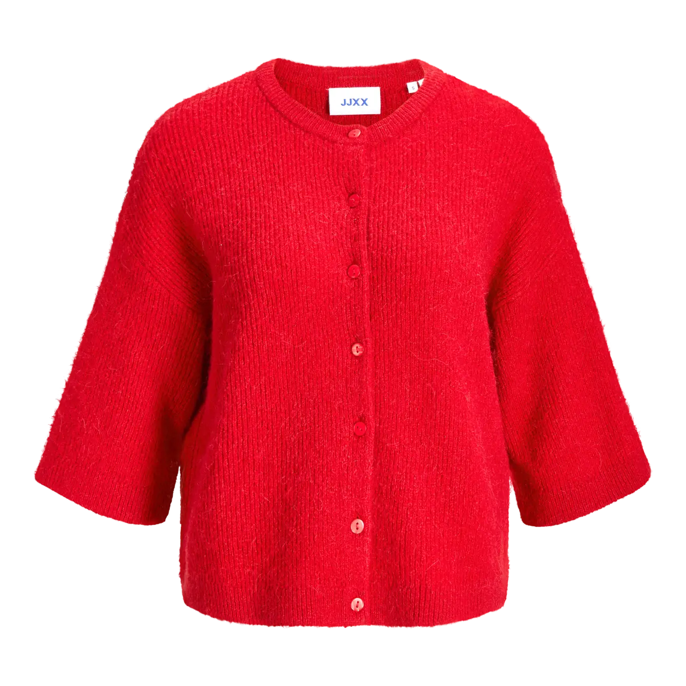 JJXX EVI SS CARDIGAN - SCARLET