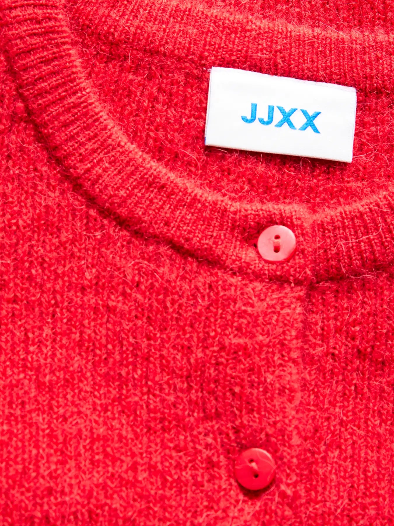 JJXX EVI SS CARDIGAN - SCARLET