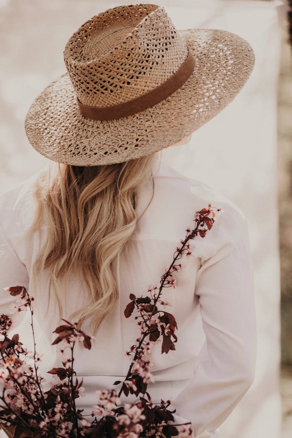 WEST VON CLEO WOODGRASS HAT - NATURAL