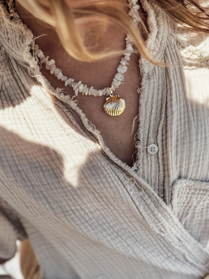OAK + EVE SUMMERSIDE NECKLACE - GOLD