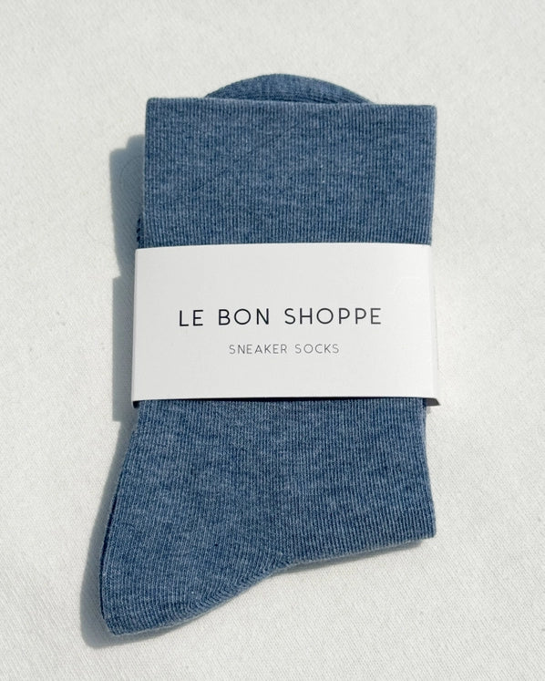 LE BON SHOPPE SNEAKER SOCKS - DENIM