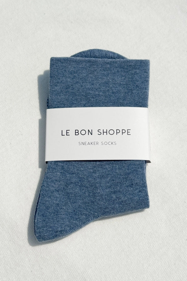 LE BON SHOPPE SNEAKER SOCKS - DENIM