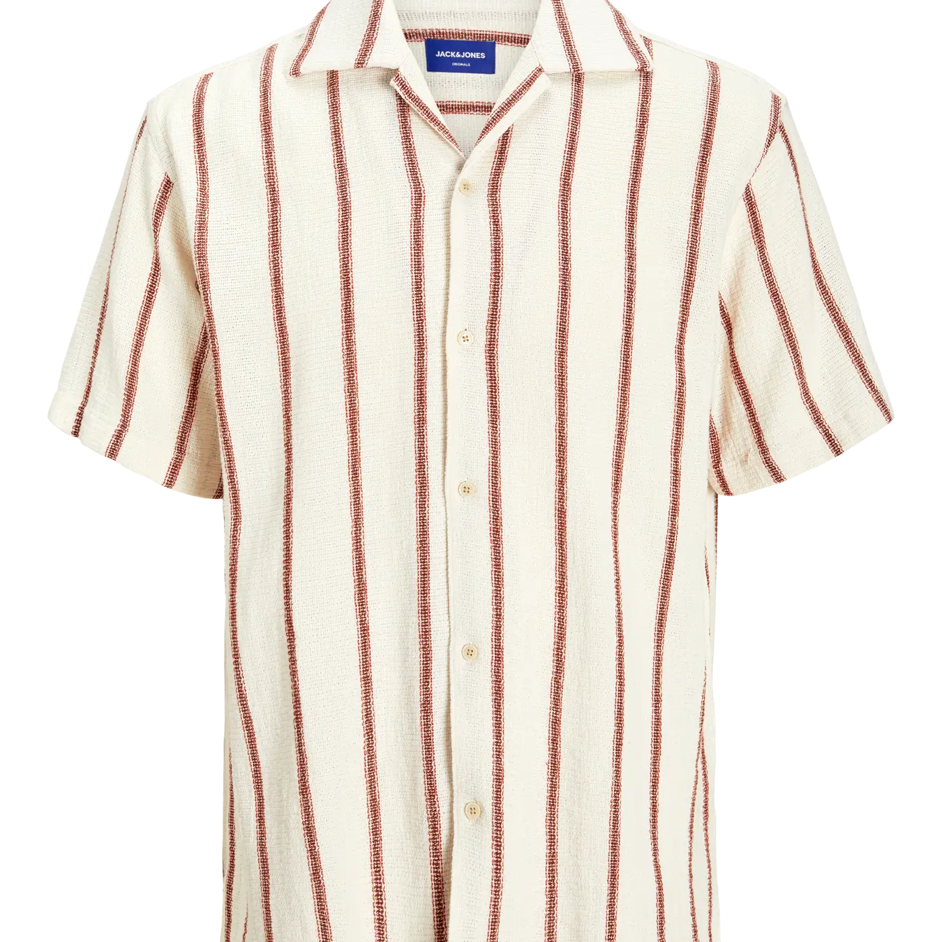 JJ COBA STRIPED RESORT SS BUTTON DOWN - ARABIAN SPICE