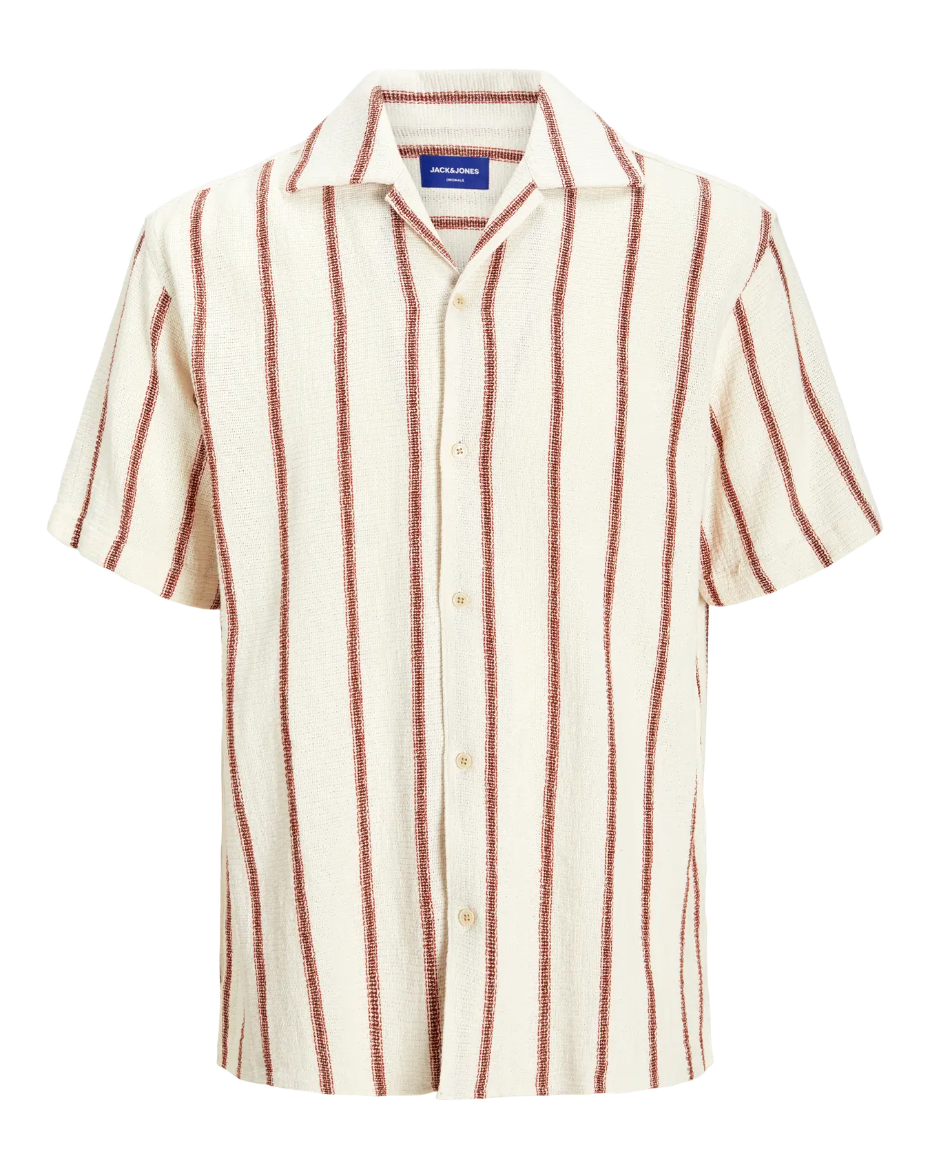 JJ COBA STRIPED RESORT SS BUTTON DOWN - ARABIAN SPICE
