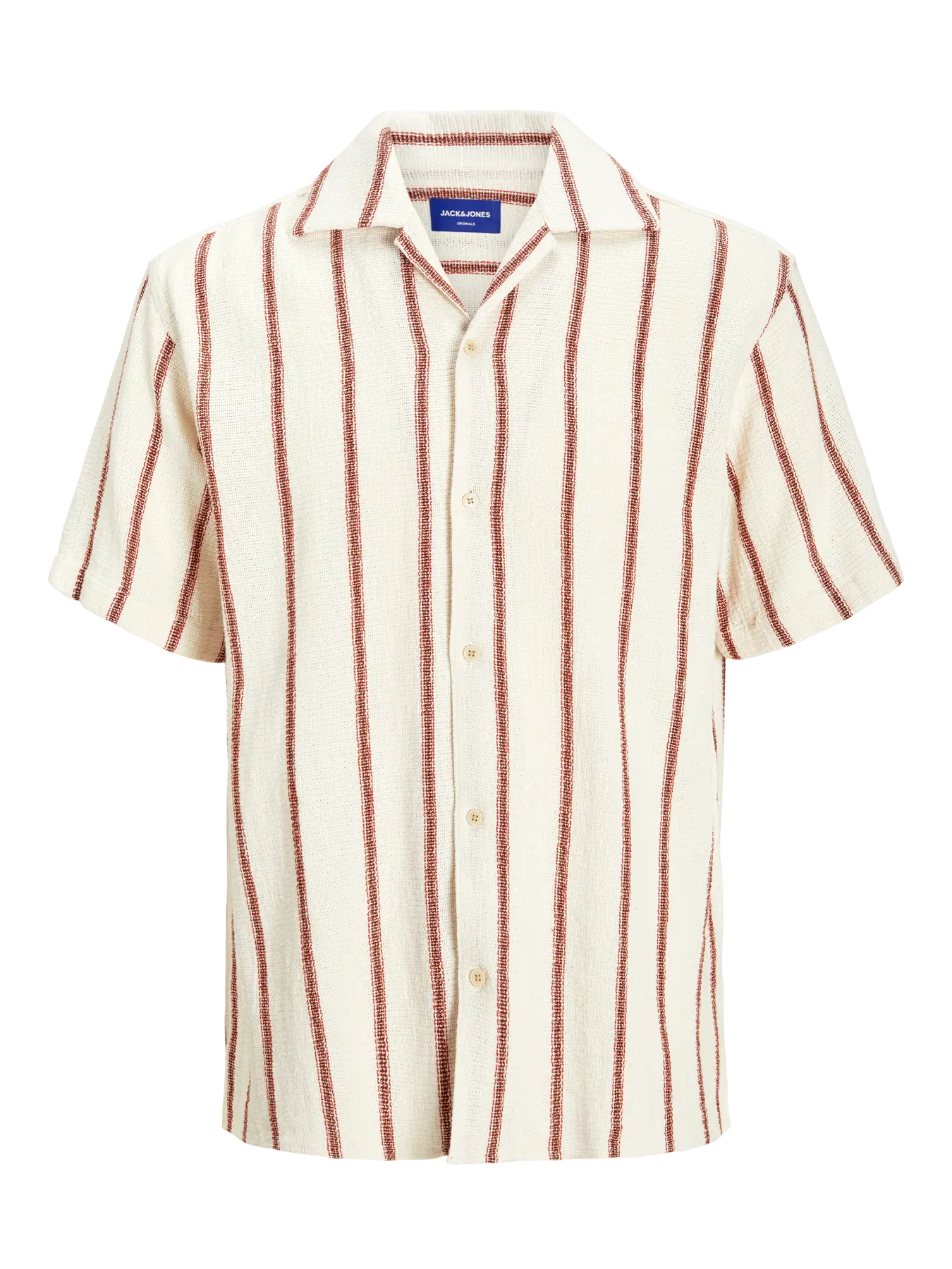 JJ COBA STRIPED RESORT SS BUTTON DOWN - ARABIAN SPICE