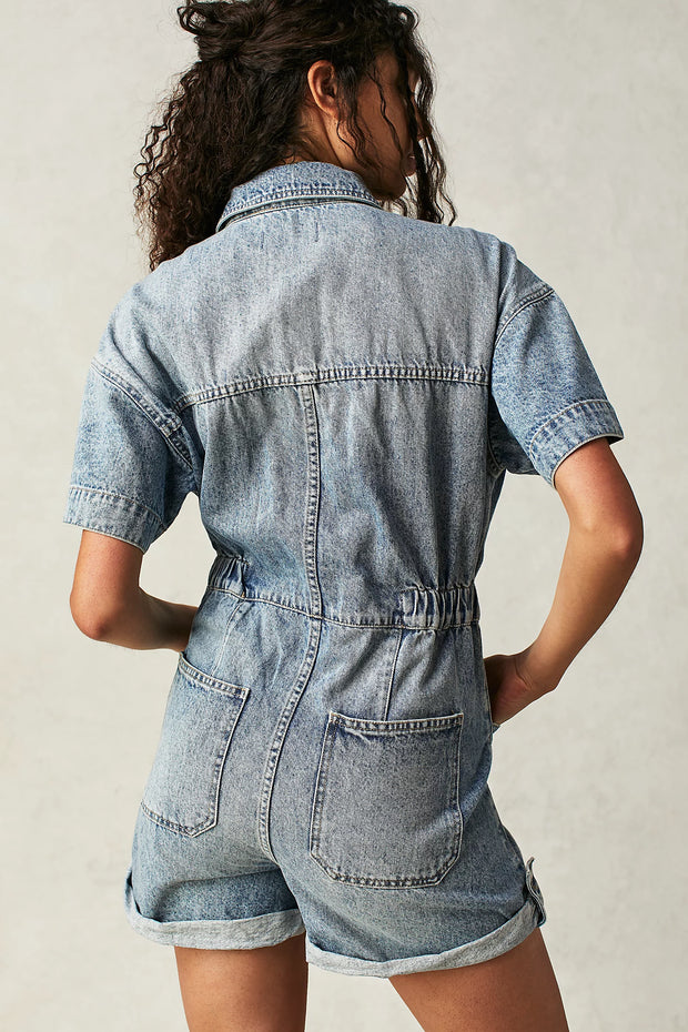 FREE PEOPLE MARCI CUFFED SHORTALL - MARRAKESH