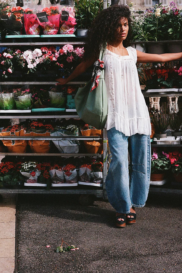 FREE PEOPLE OLIVIA DRESS - IVORY