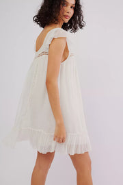 FREE PEOPLE OLIVIA DRESS - IVORY