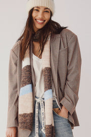 FREE PEOPLE CARINA SCARF - TAN