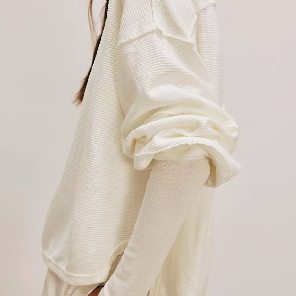 FREE PEOPLE TOTAL ECLIPSE TEE - IVORY