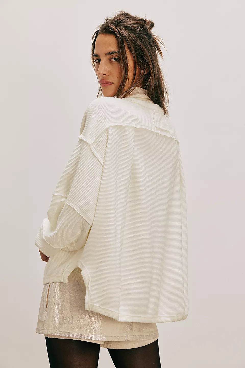 FREE PEOPLE TOTAL ECLIPSE TEE - IVORY