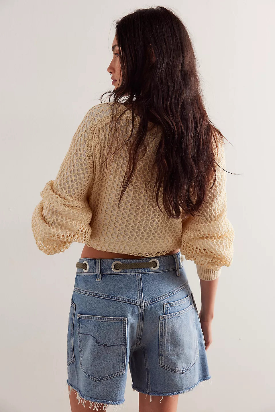 FREE PEOPLE MOXIE SHORTS - TRUEST BLUE