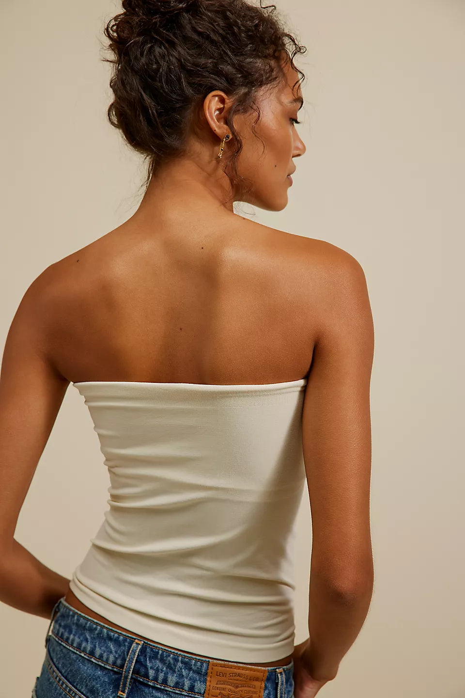 FREE PEOPLE CARRIE TUBE TOP - WHITE