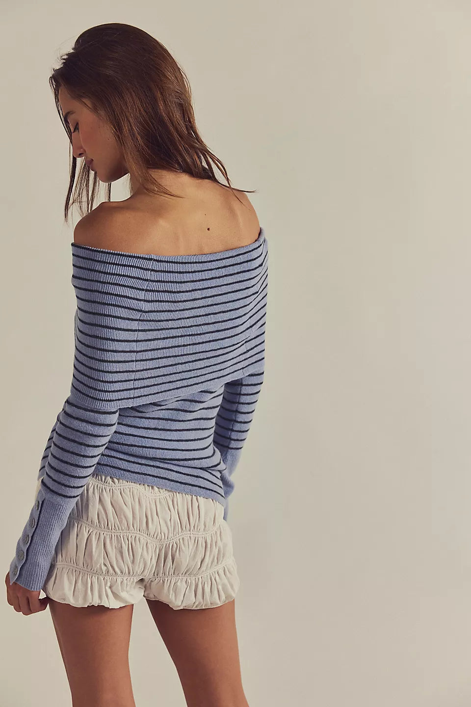 FREE PEOPLE EVERGREEN SWEATER - PERI COMBO