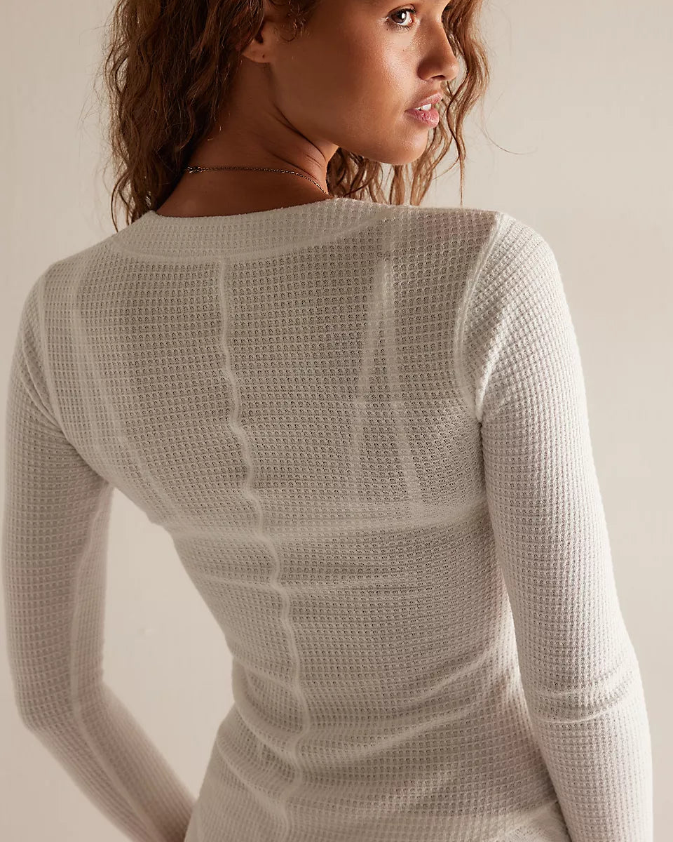 FREE PEOPLE GOING PLACES CARDI - IVORY