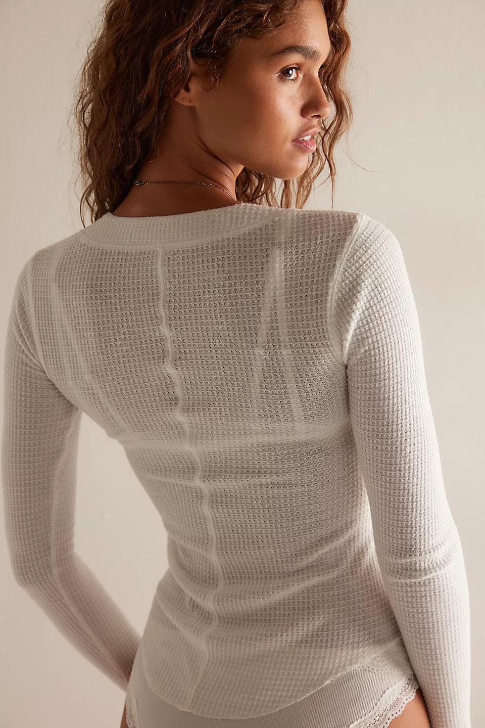 FREE PEOPLE GOING PLACES CARDI - IVORY