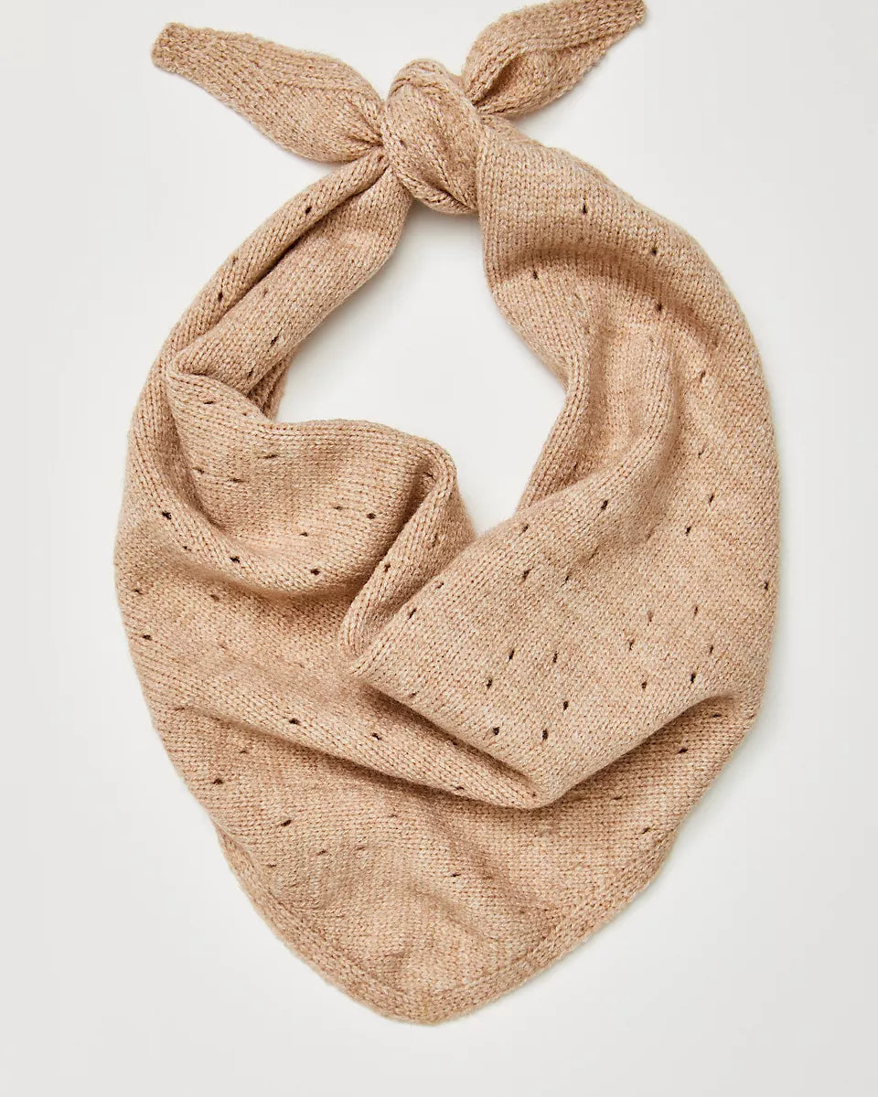 FREE PEOPLE TRIANGLE SCARF - TAUPE
