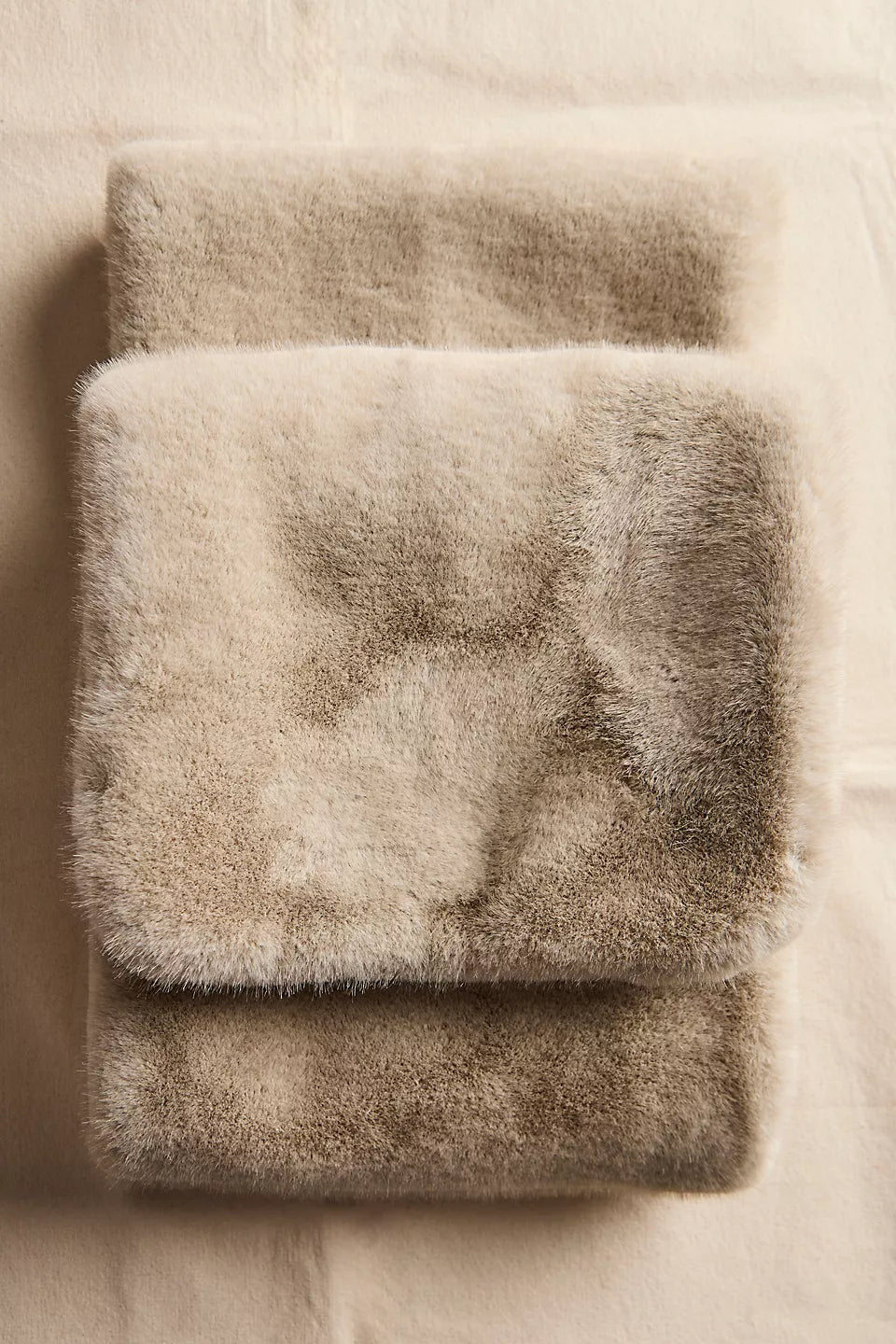 FREE PEOPLE SNOW ANGEL FAUX FUR SCARF - IVORY