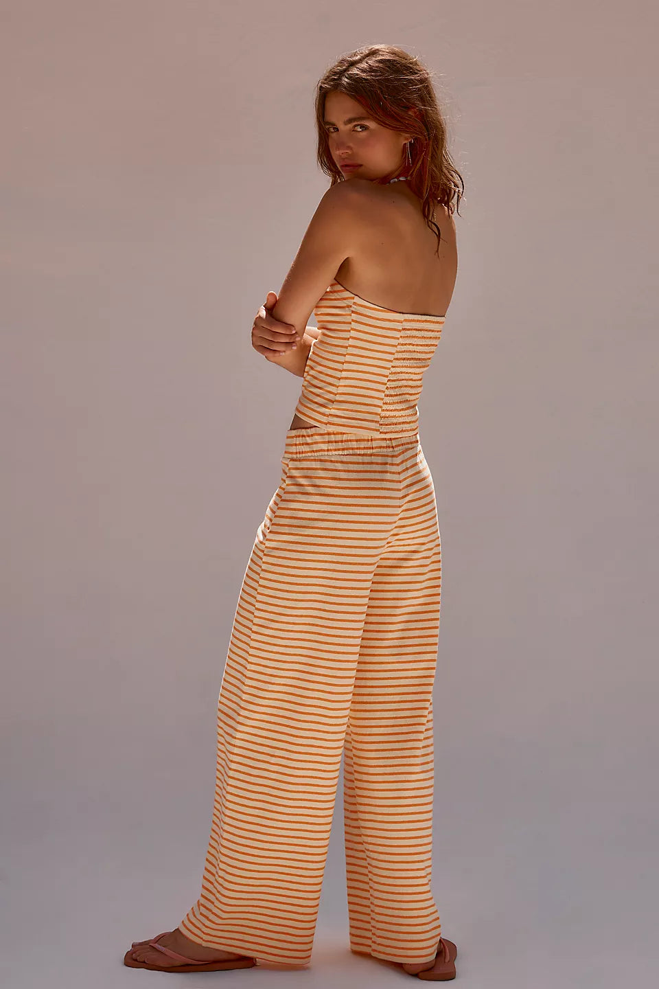 FREE PEOPLE SAILOR TUBE SET - PAPAYA COMBO