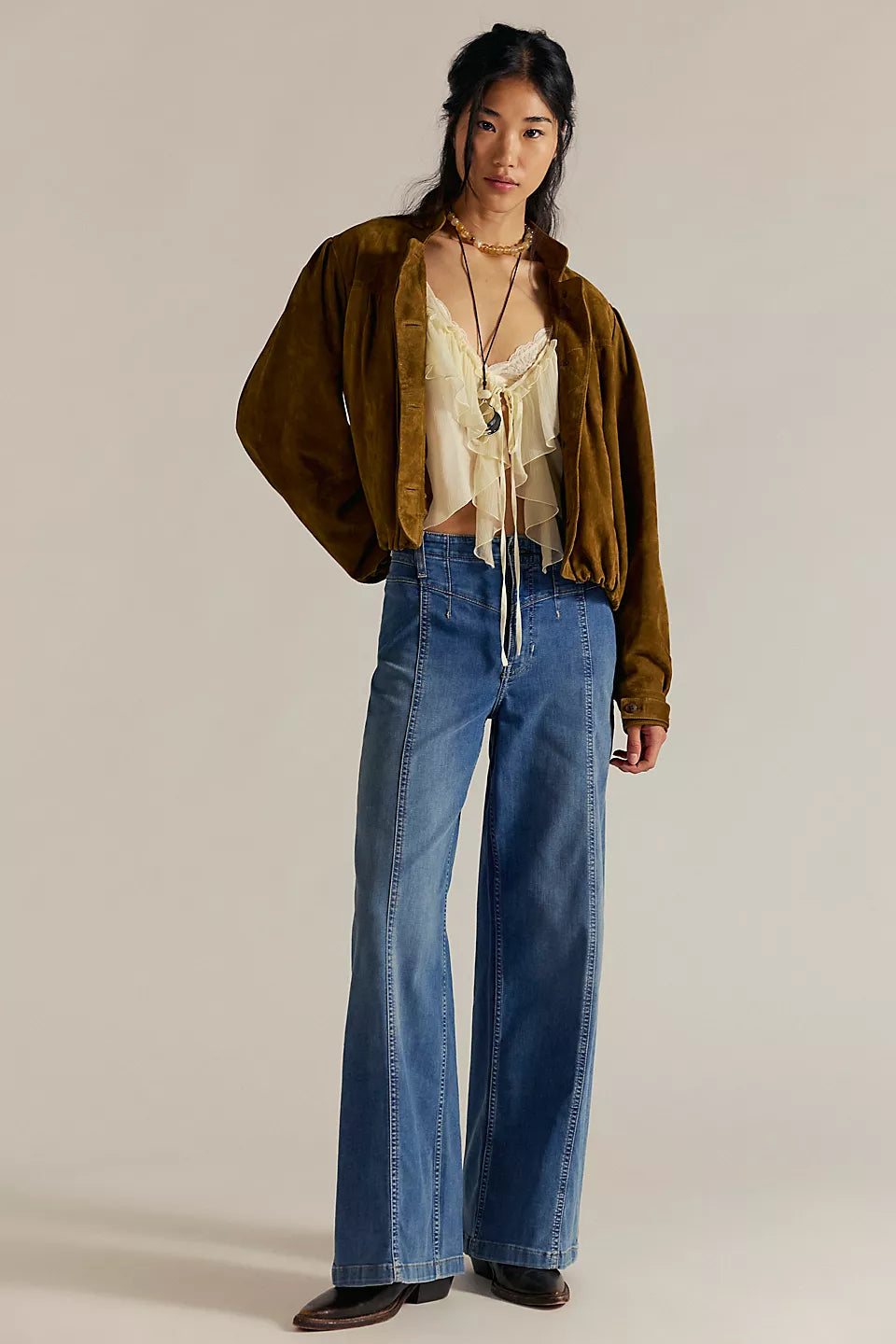 FREE PEOPLE LIBRE WIDE LEG PANT - GOODIE GOODIE