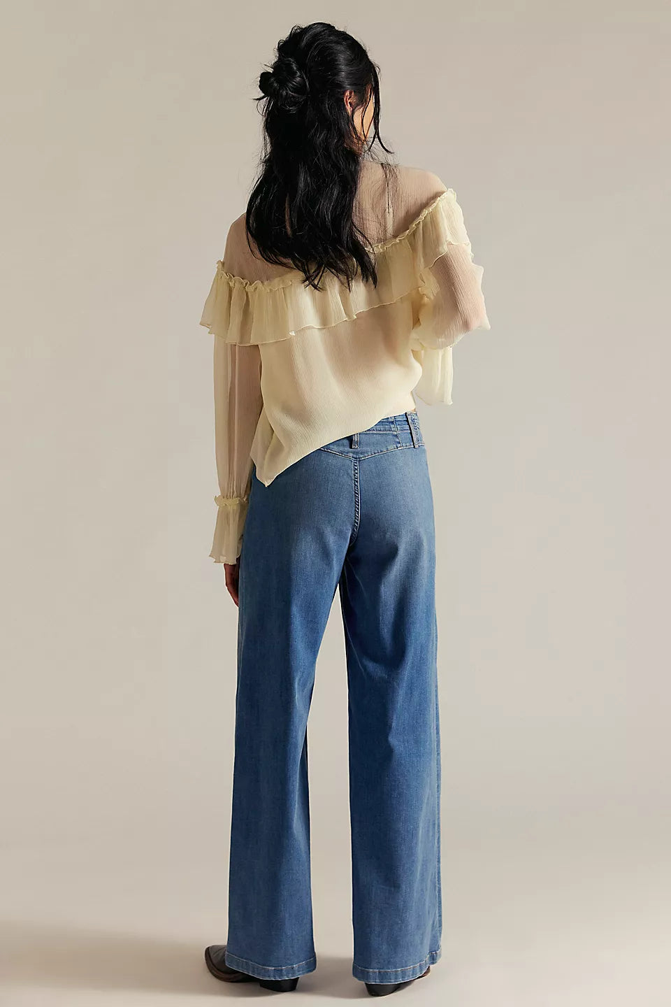 FREE PEOPLE LIBRE WIDE LEG PANT - GOODIE GOODIE