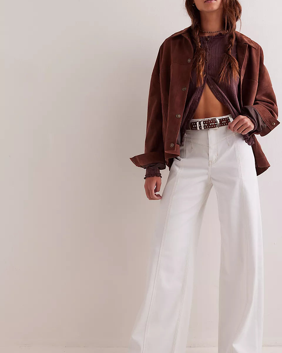 FREE PEOPLE LIBRE WIDE LEG PANT - ISLAND LIGHTS