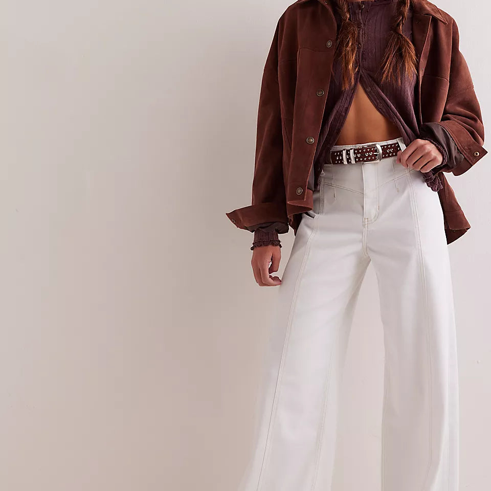 FREE PEOPLE LIBRE WIDE LEG PANT - ISLAND LIGHTS