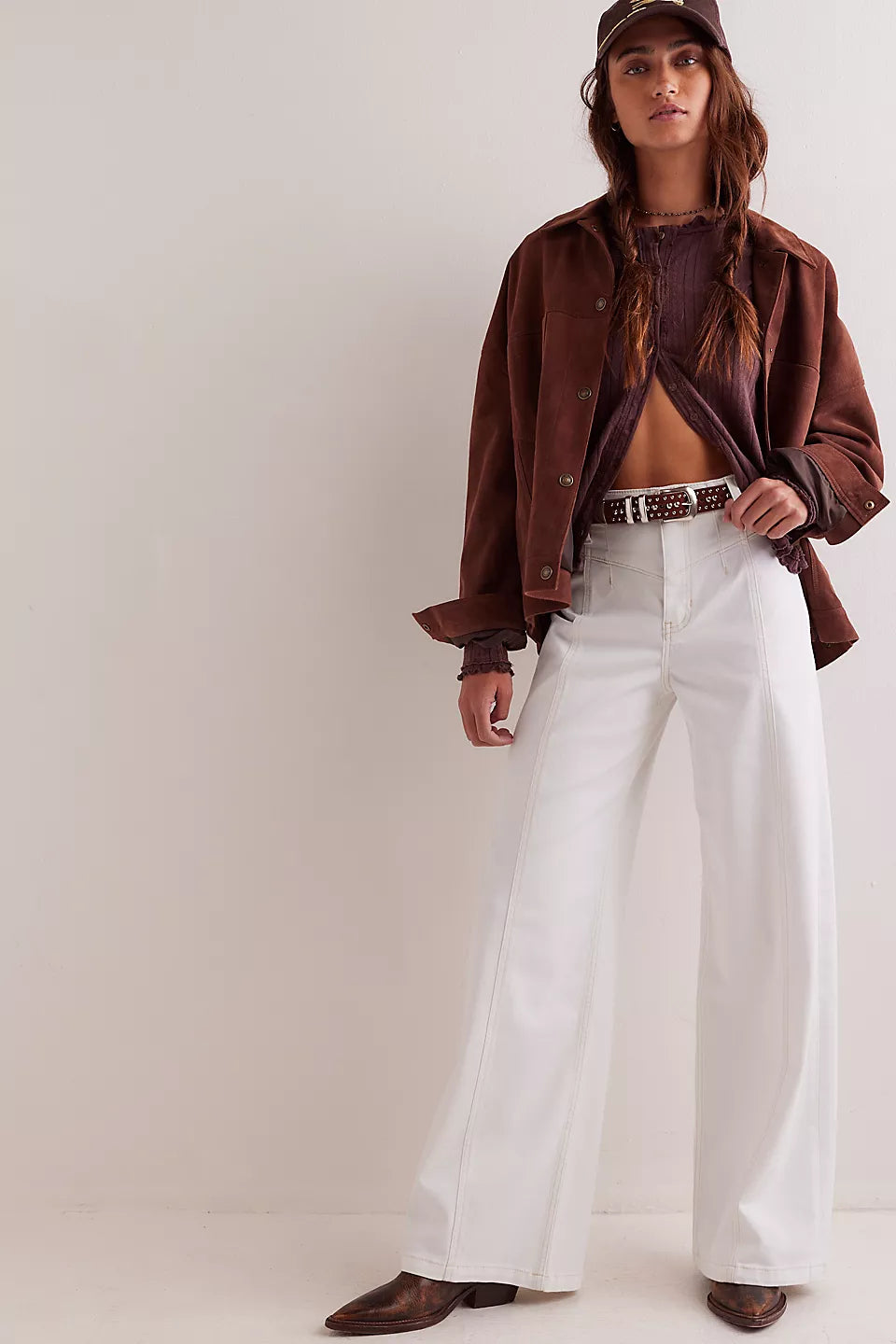 FREE PEOPLE LIBRE WIDE LEG PANT - ISLAND LIGHTS