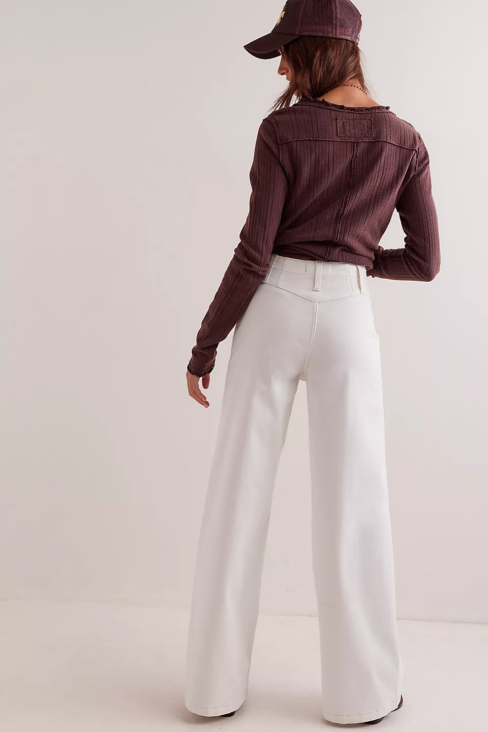 FREE PEOPLE LIBRE WIDE LEG PANT - ISLAND LIGHTS