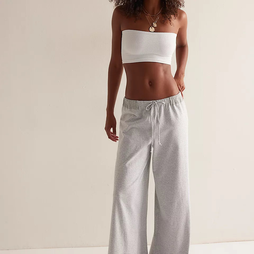 FREE PEOPLE OUT AND ABOUT PANTS - GREY