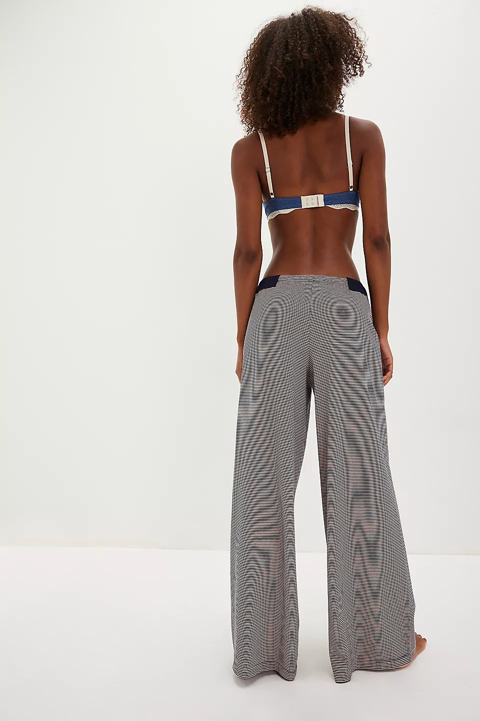 FREE PEOPLE OUT AND ABOUT PANTS - PEACH COMBO