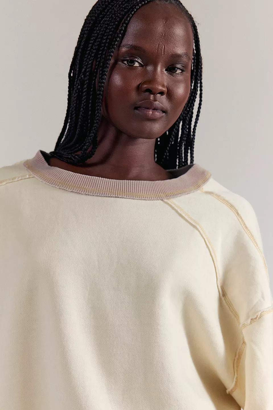 FREE PEOPLE EVERYTHING PULLOVER - NILLA CREAM