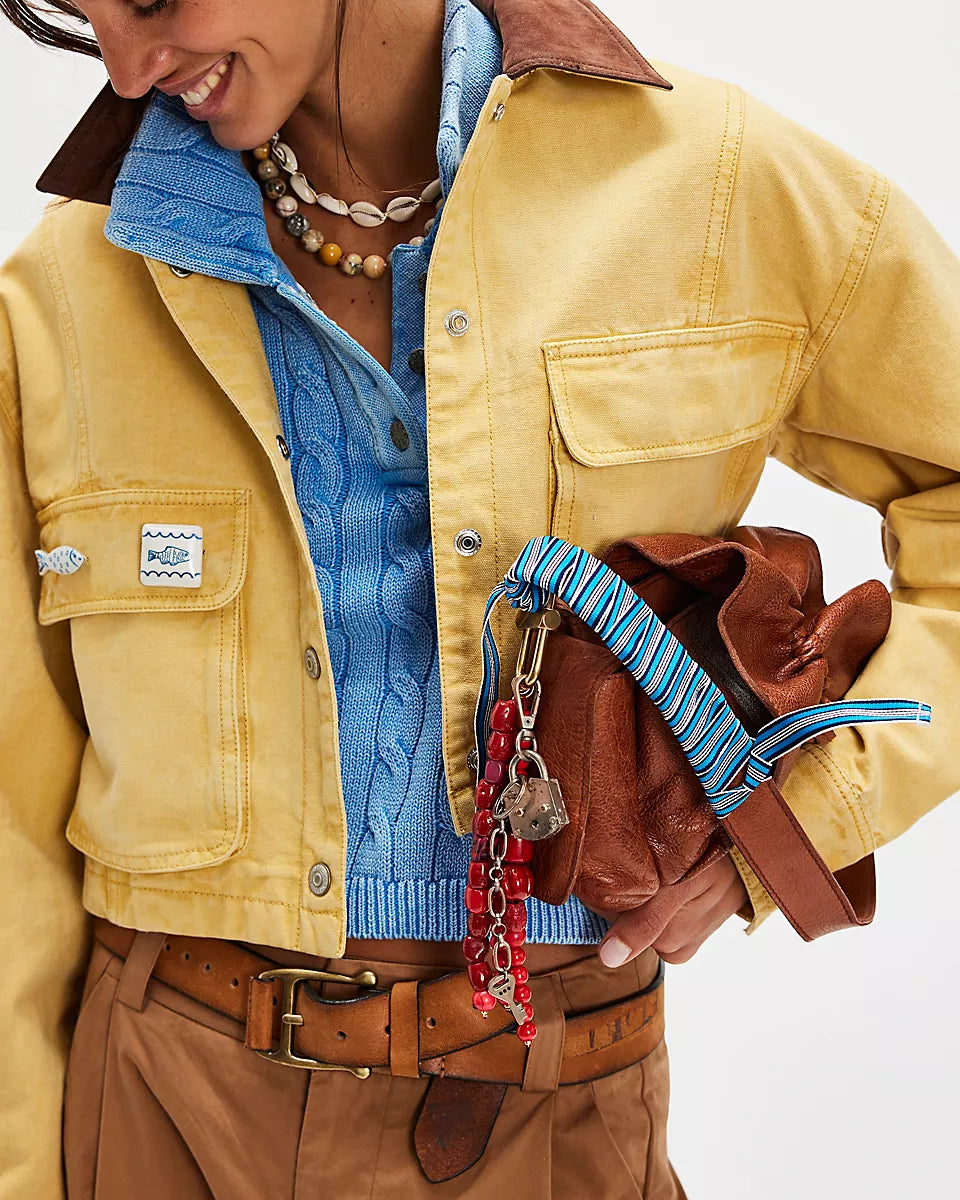 FREE PEOPLE MARTHA WORKWEAR JACKET - RATTAN