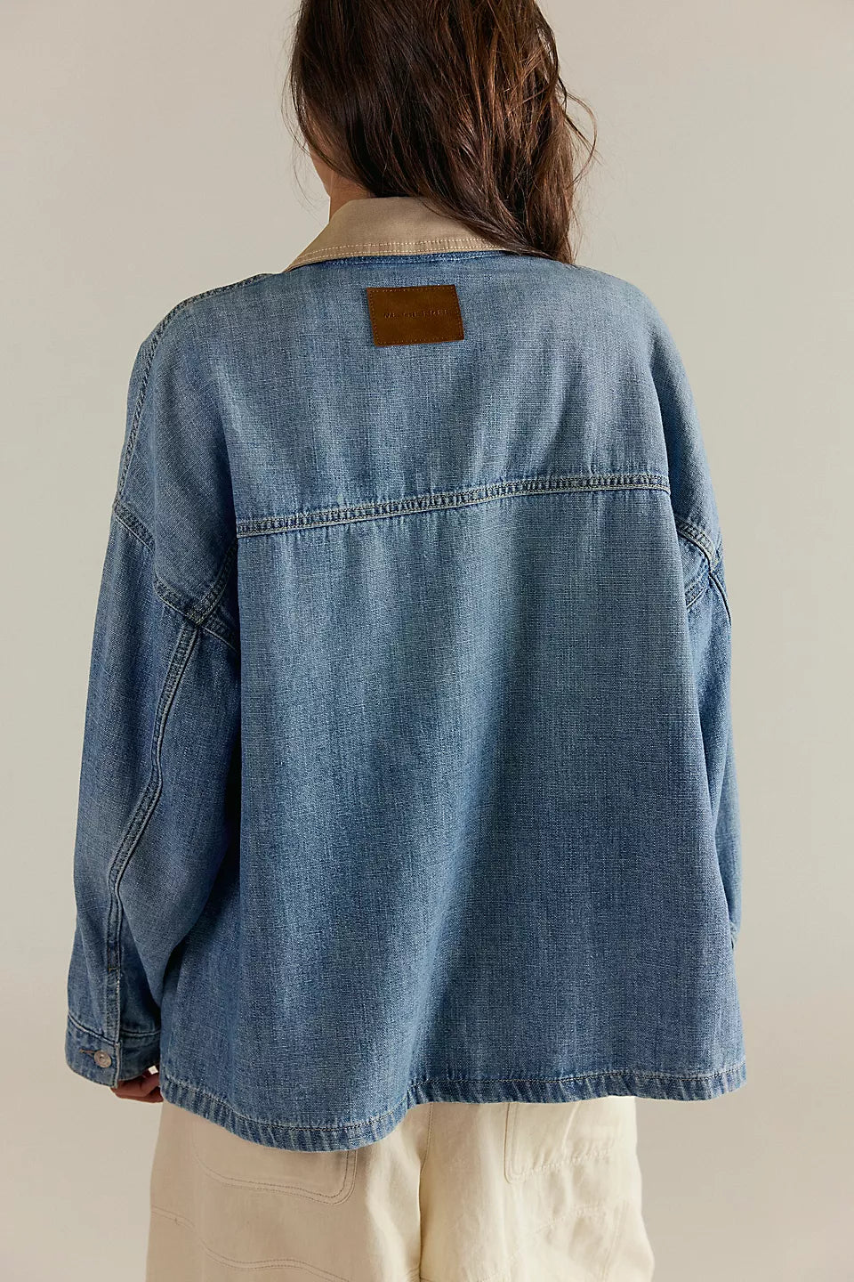 FREE PEOPLE LEMON DENIM JACKET - BERRY BLUES