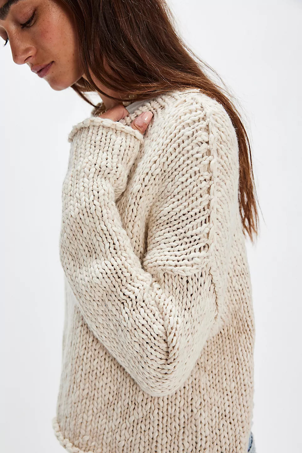 FREE PEOPLE OPAL SWEATER - TEA